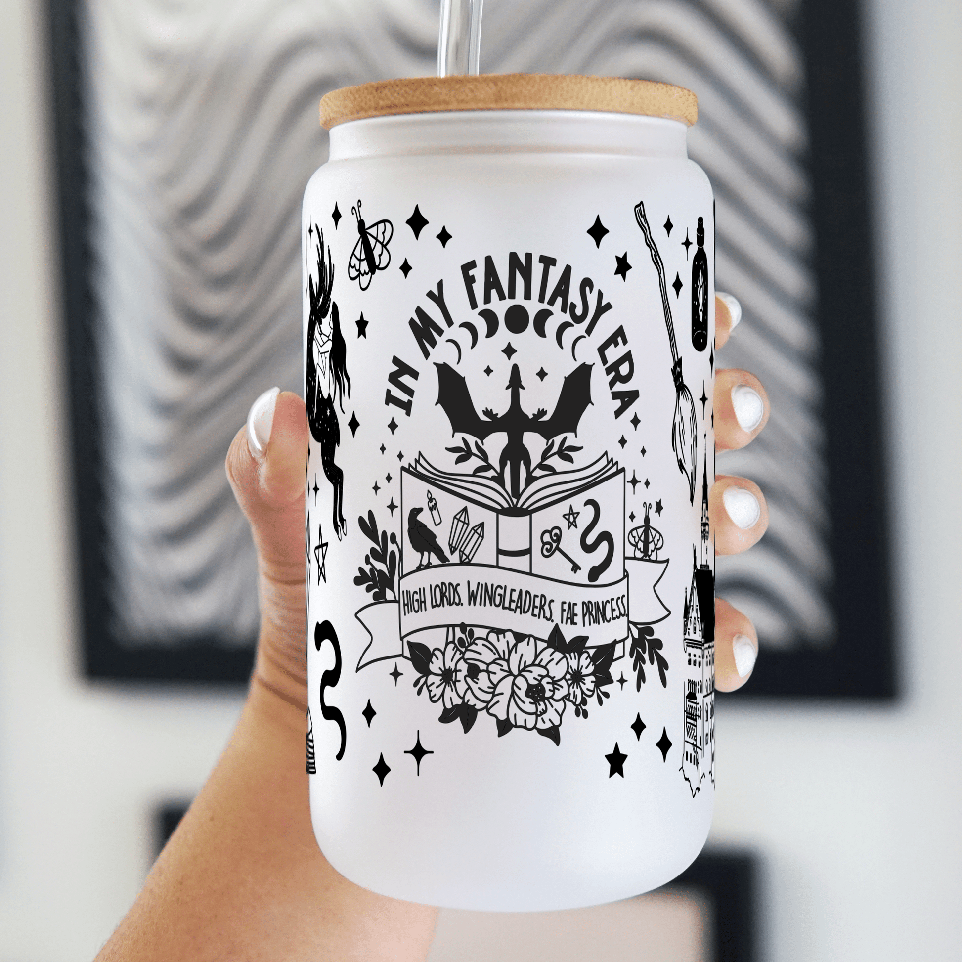 In My Fantasy Era Cup with Lid and Straw from Sip Sip Hooray – Drinkware