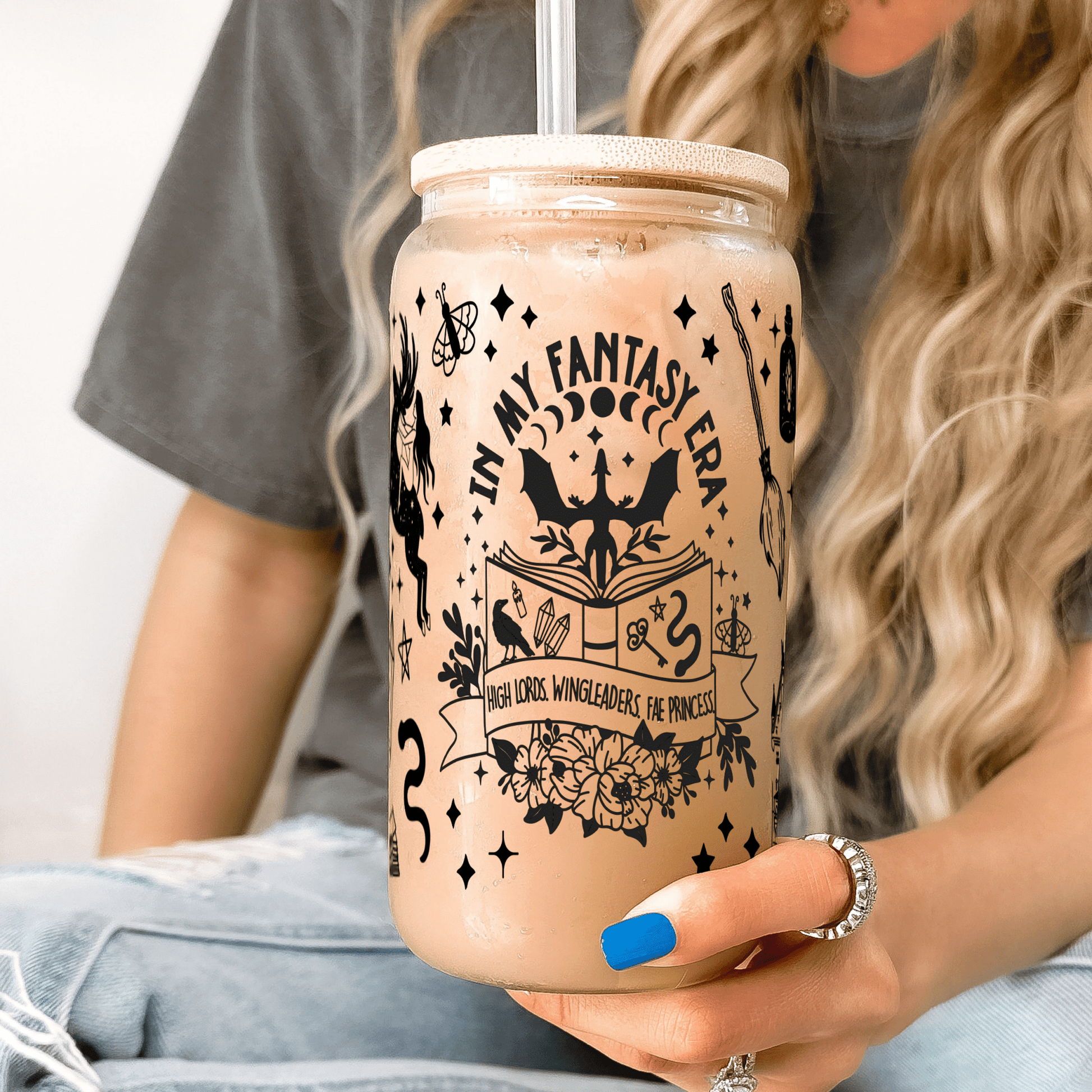 In My Fantasy Era Cup with Lid and Straw from Sip Sip Hooray – Drinkware