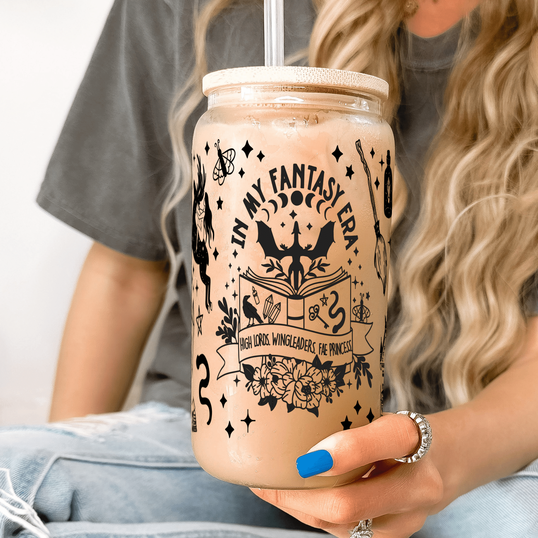 In My Fantasy Era Cup with Lid and Straw