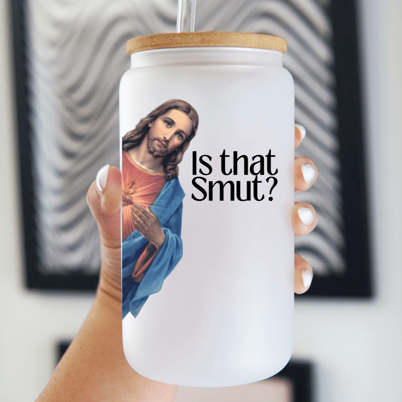 Is That Smut Cup With Lid and Straw
