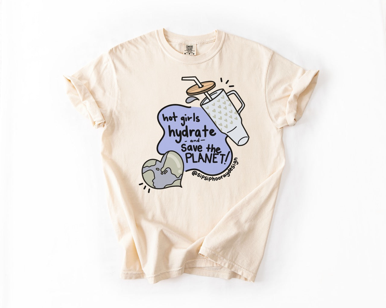 "Hot Girls Save The Planet" Tee