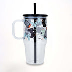 Level Up Gamer Tumbler 20oz Kids Tumbler with Handle, Lid & Straw from Sip Sip Hooray – Drinkware