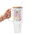 Teacher Mode Glass Cup, Mug & Tumbler with Lid and Straw