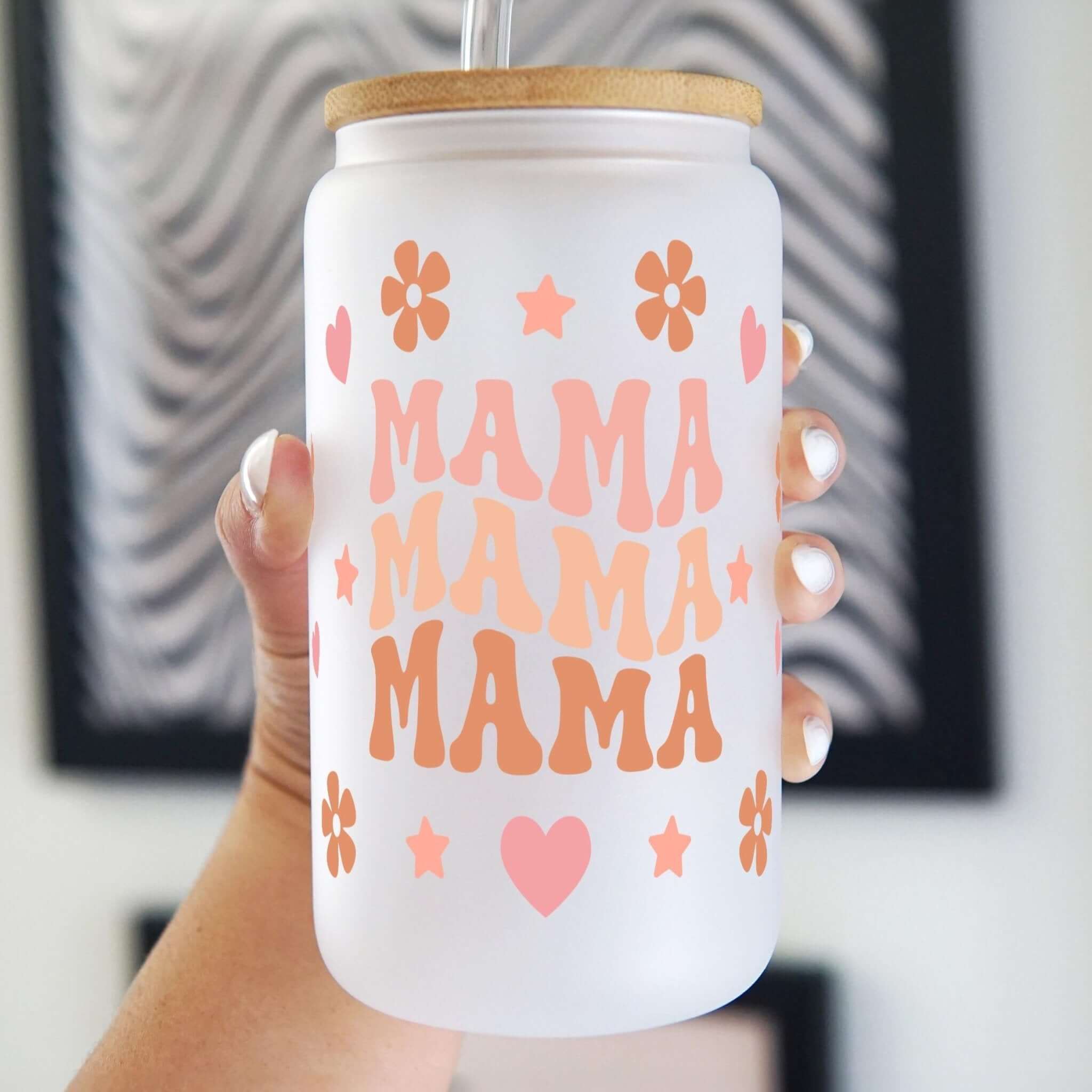 Mama Cup With Lid and Straw