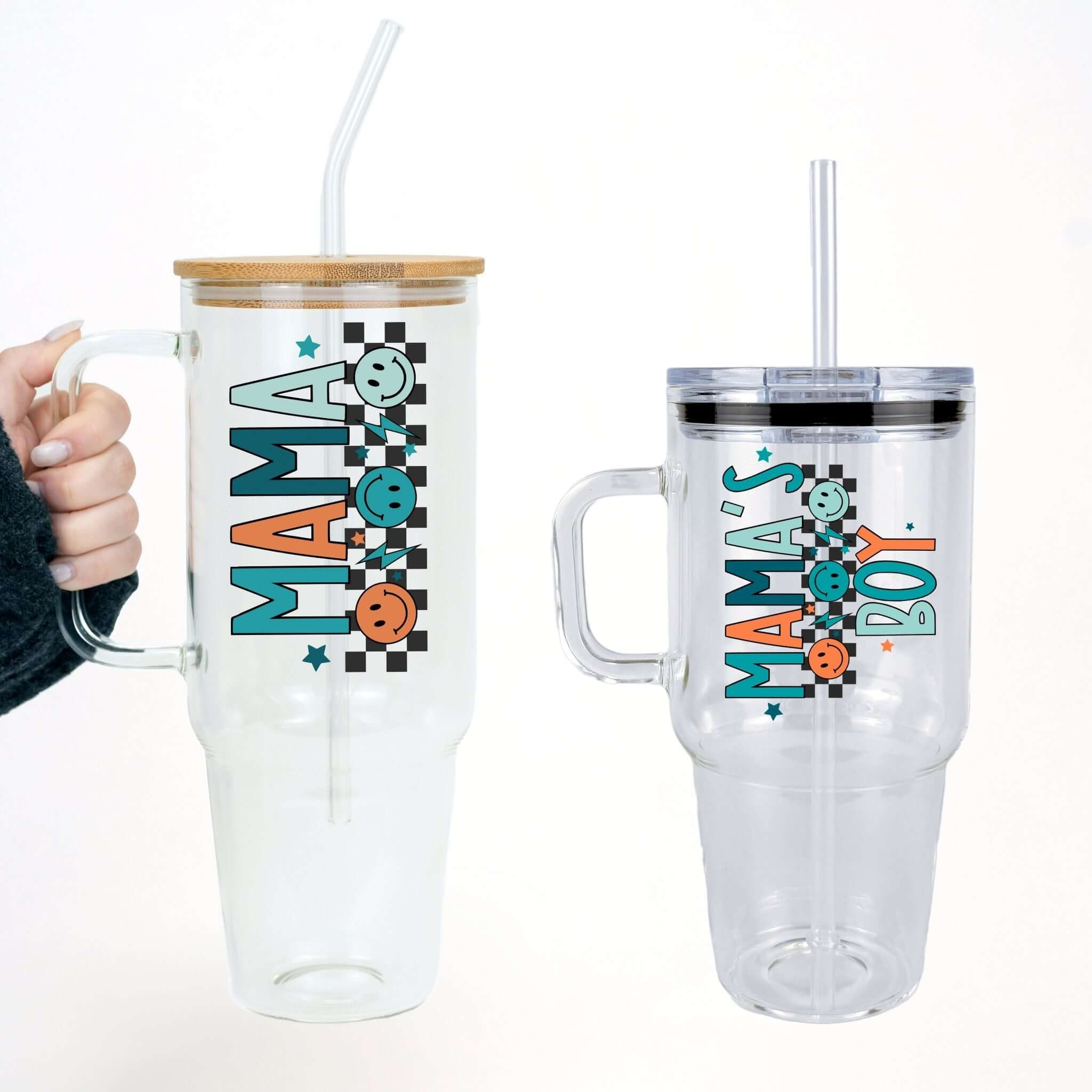 Mama + Mama’s Boy Matching Tumblers from Sip Sip Hooray – Tumblers