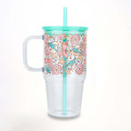 Mermaid Magic 20oz Kids Tumbler with Handle, Lid & Straw from Sip Sip Hooray – Drinkware