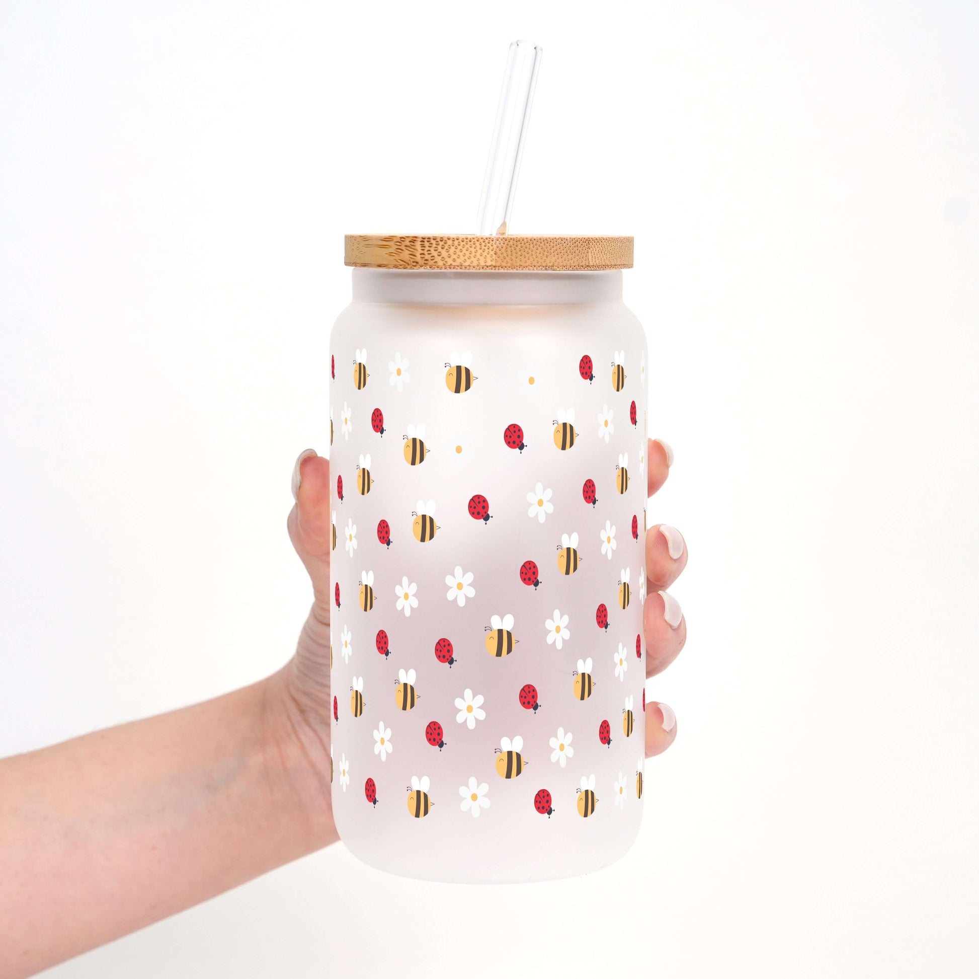Mini Bee & Ladybug Cup With Lid and Straw from Sip Sip Hooray – Uncategorized