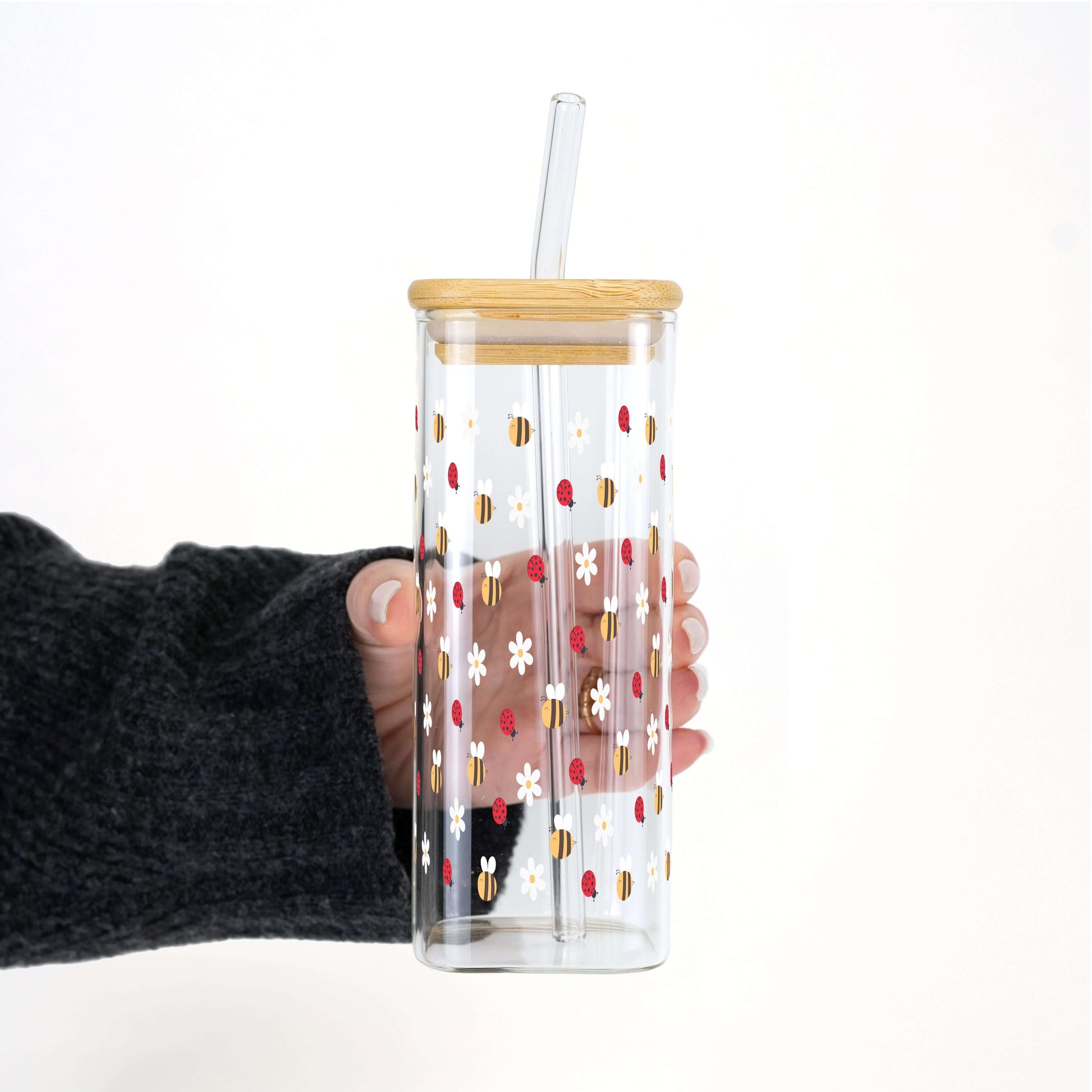 Mini Bee & Ladybug Cup With Lid and Straw from Sip Sip Hooray – Uncategorized