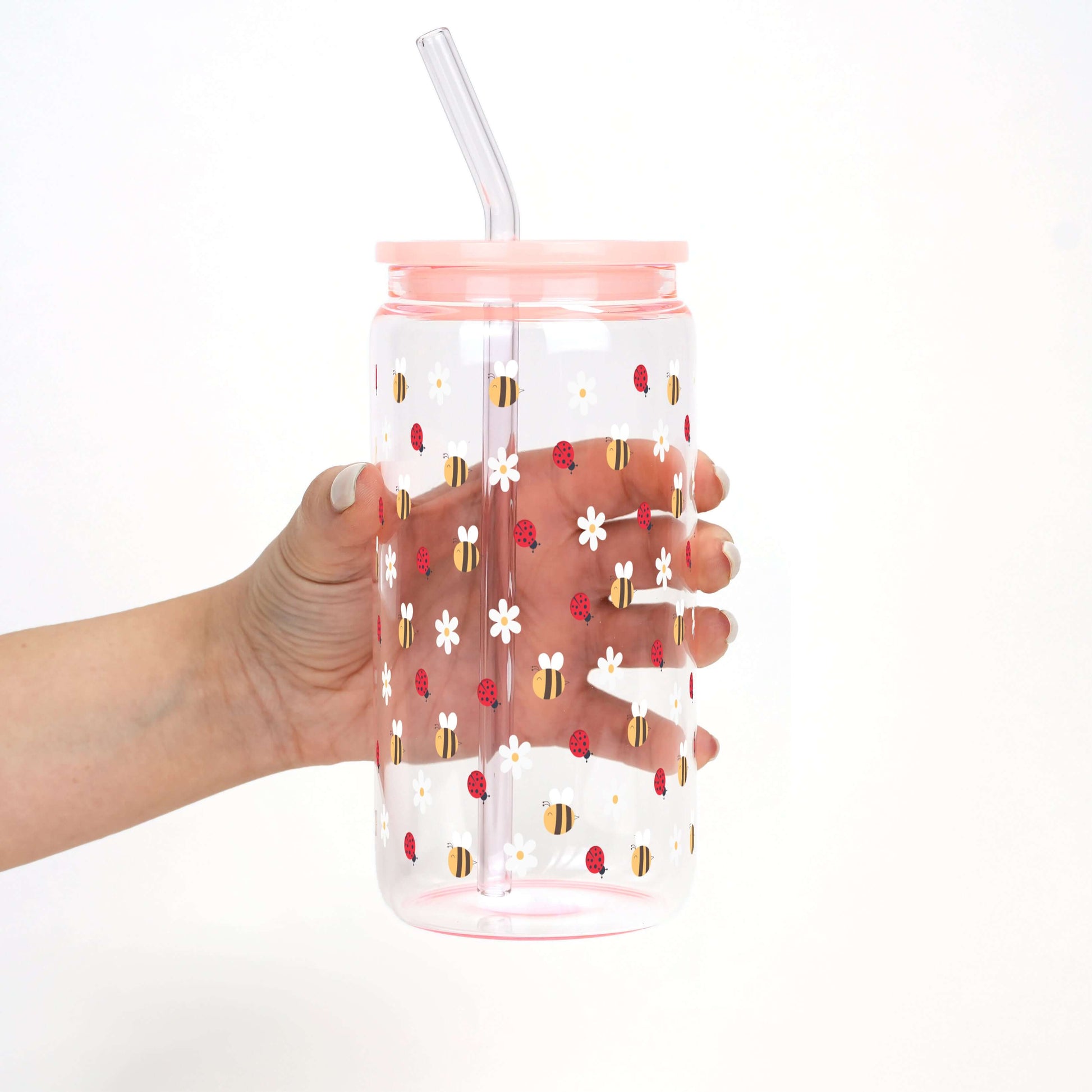 Mini Bee & Ladybug Cup With Lid and Straw from Sip Sip Hooray – Uncategorized