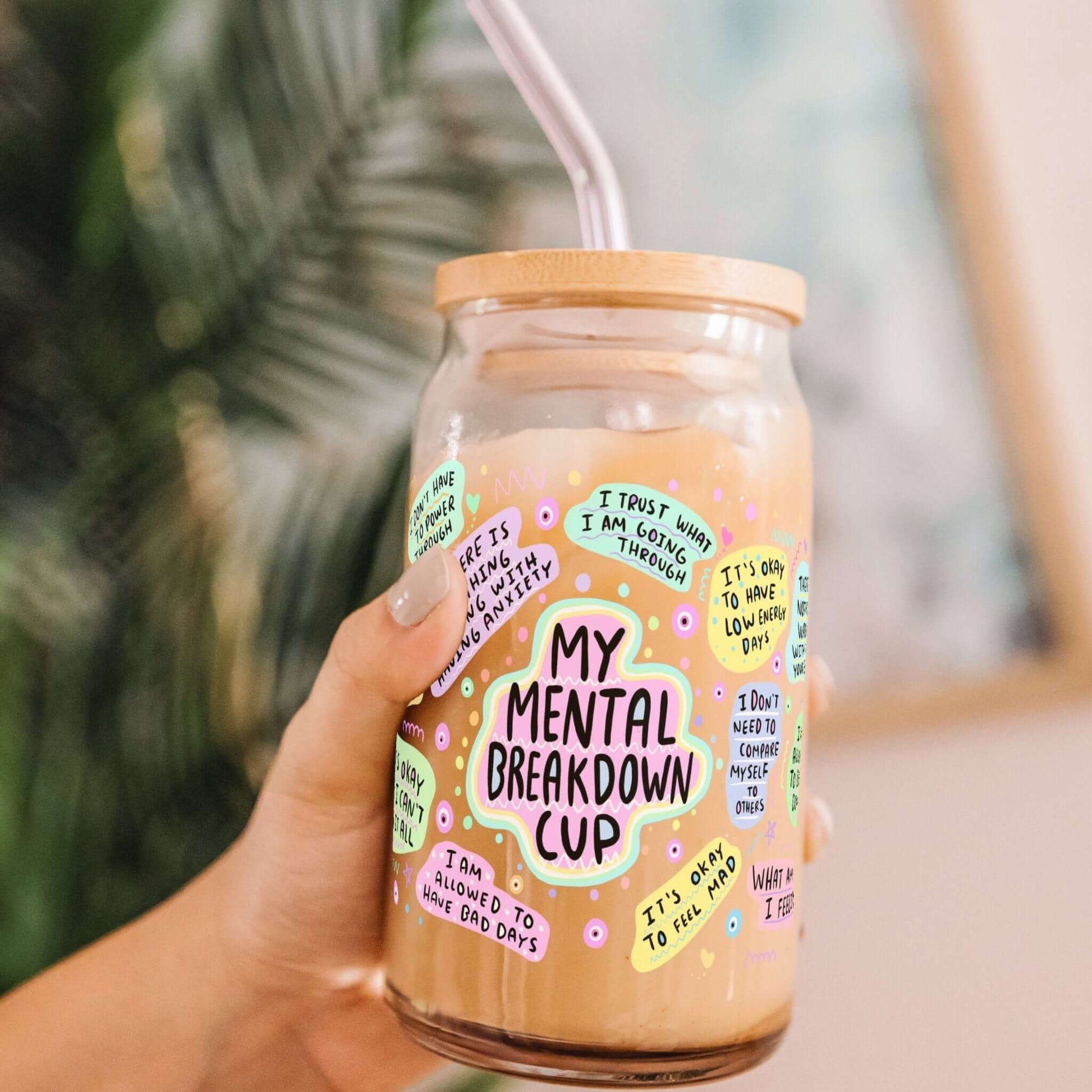 My Mental Breakdown Cup with Lid and Straw from Sip Sip Hooray – Tumblers