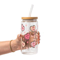 Anti Valentine Glass Cup, Mug & Tumbler with Lid and Straw