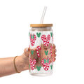 Candy Mouse Glass Cup, Mug & Tumbler with Lid and Straw