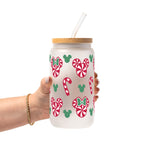 Candy Mouse Glass Cup, Mug & Tumbler with Lid and Straw