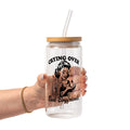 Crying Over Book Boyfriend Glass Cup, Mug & Tumbler with Lid and Straw
