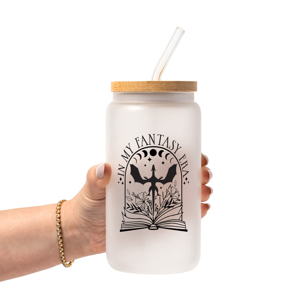 In My Fantasy Era Glass Cup, Mug & Tumbler with Lid and Straw