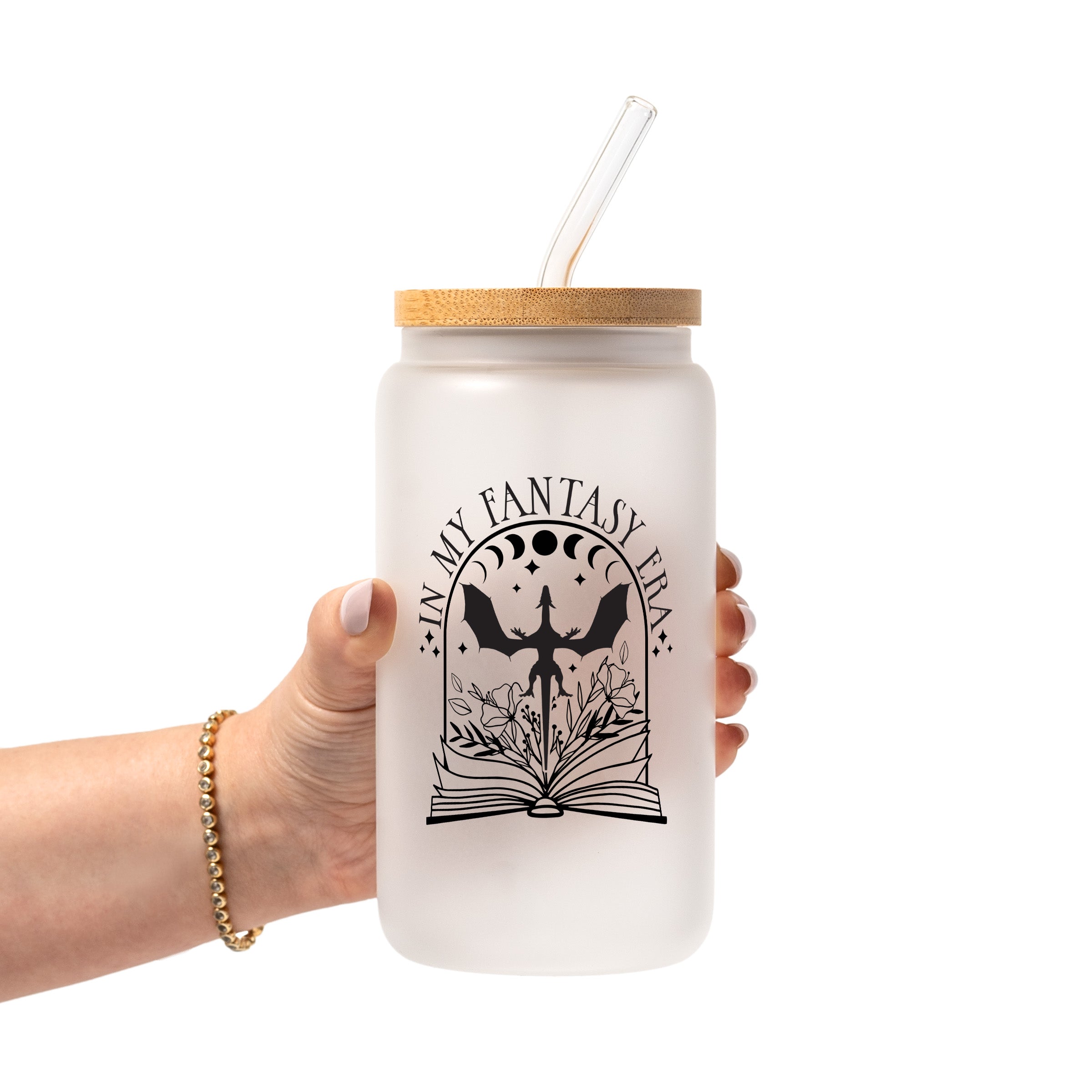 In My Fantasy Era Glass Cup, Mug & Tumbler with Lid and Straw