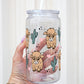 Fluffy Highland Cow 16oz Acrylic Plastic Cup with Clear Lid