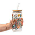 Highland Cow Glass Cup, Mug & Tumbler with Lid and Straw