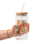 In My Auntie Era Glass Cup, Mug & Tumbler with Lid and Straw