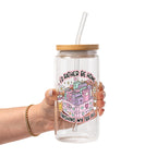 I'd Rather Be Home Glass Cup, Mug & Tumbler with Lid and Straw