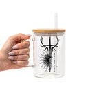 You Do Not Yield ToG Fan Art Glass Cup, Mug & Tumbler with Lid and Straw