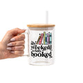 Fully Booked Weekend Glass Cup, Mug & Tumbler with Lid and Straw
