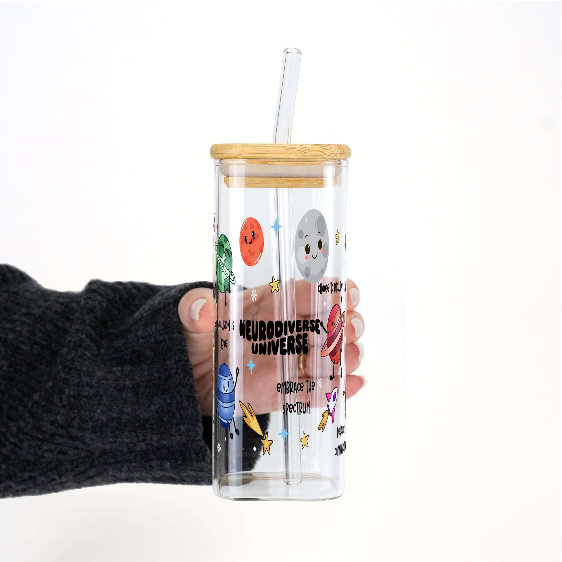 Neurodiverse Universe Cup with Lid and Straw from Sip Sip Hooray – Tumblers