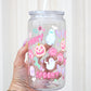 Pink Pastels Halloween 16oz Acrylic Plastic Cup with Clear PlasticLid