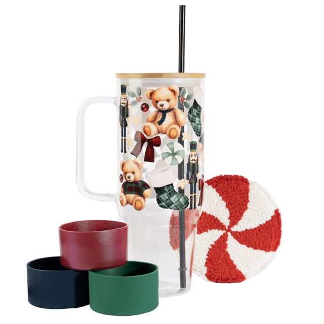 Plaid Teddy 40oz Gift Bundle