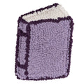 Lavender Book Mug Rug, Tufted Coaster, Bookish Coffee Bar Decor