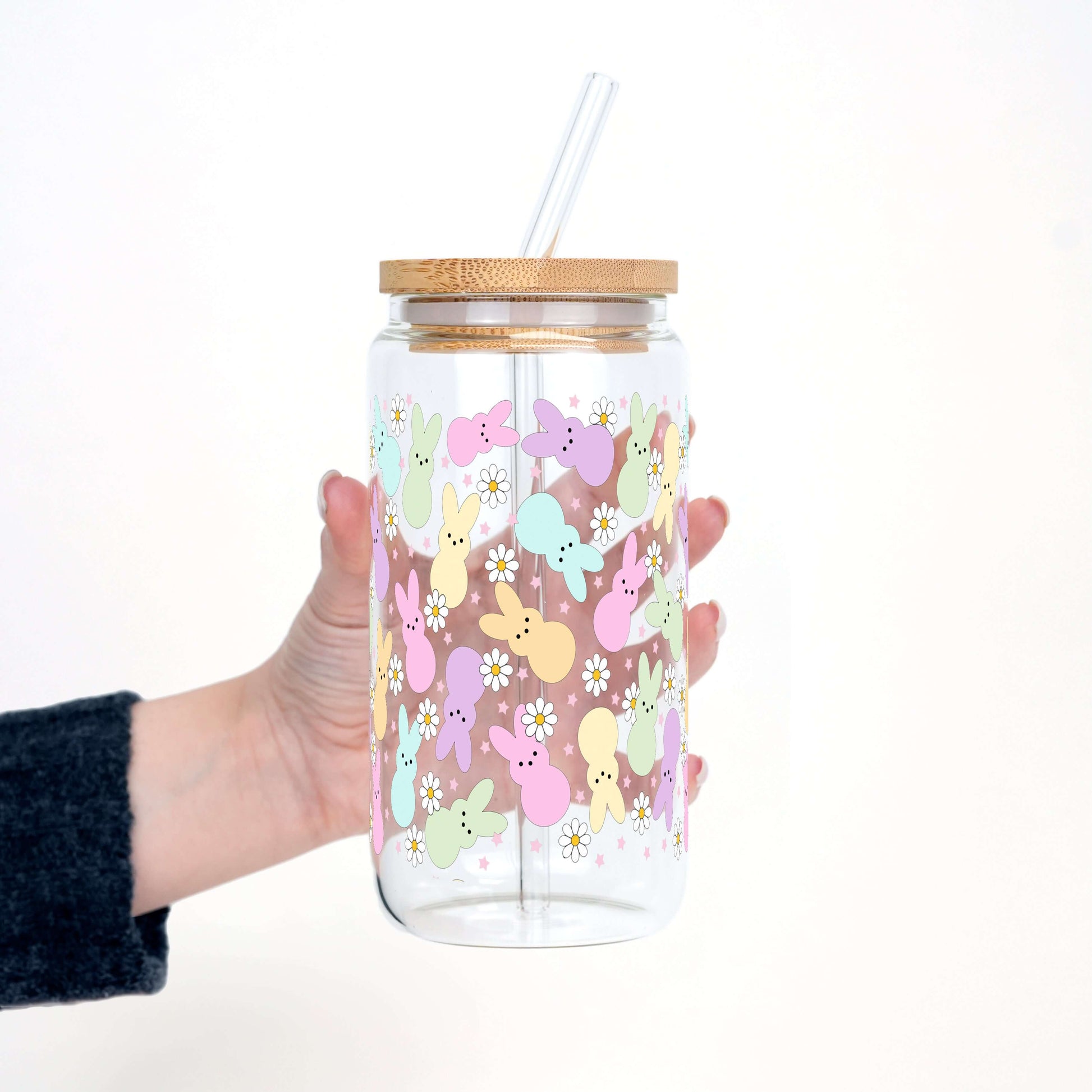 Pastel Bunny Cup with Lid and Straw from Sip Sip Hooray – Tumblers