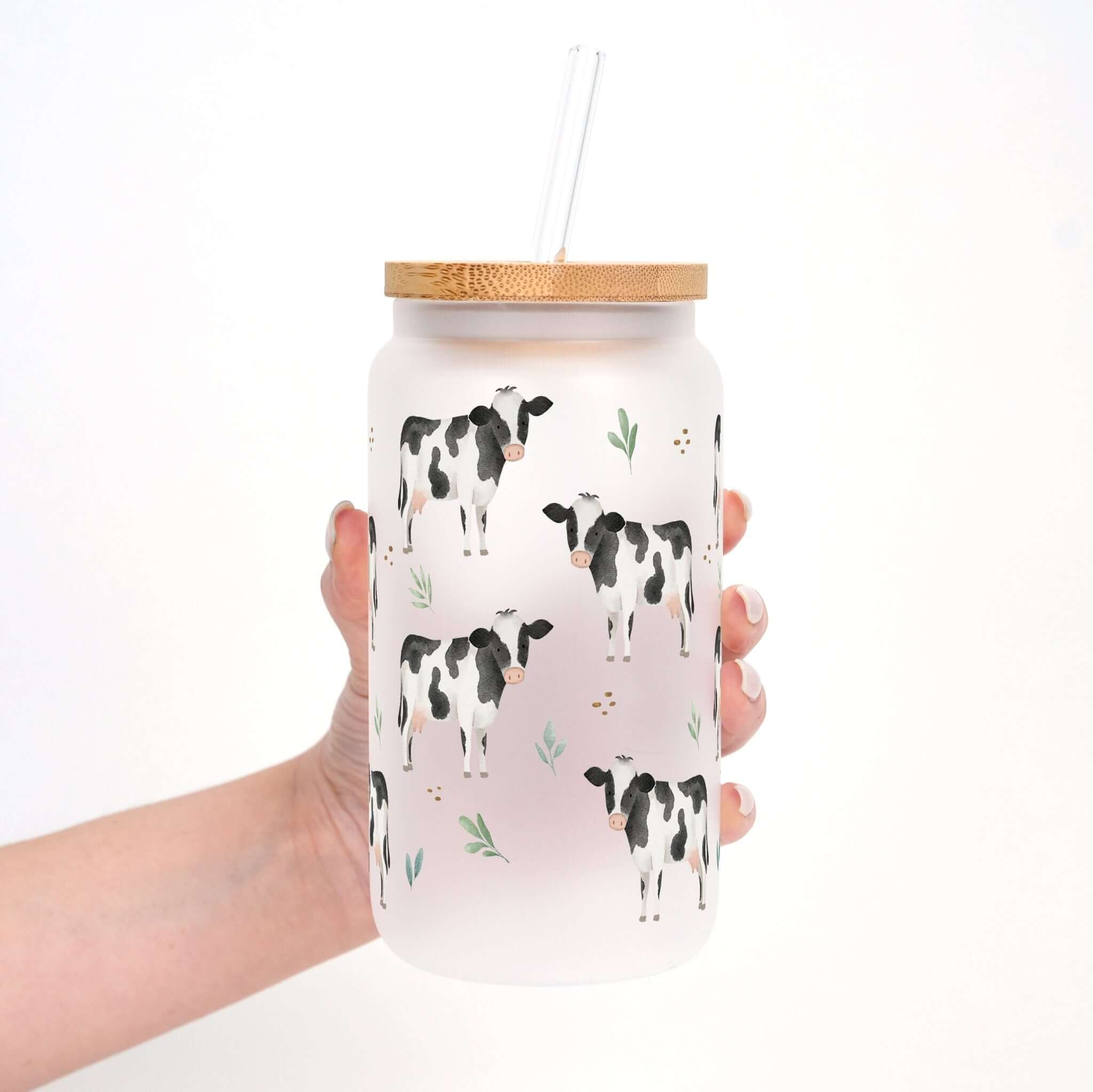 Pasture Perfect Cow Cup With Lid and Straw