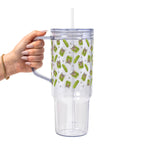 Coquette Pickle Glass Cup, Mug & Tumbler with Lid and Straw