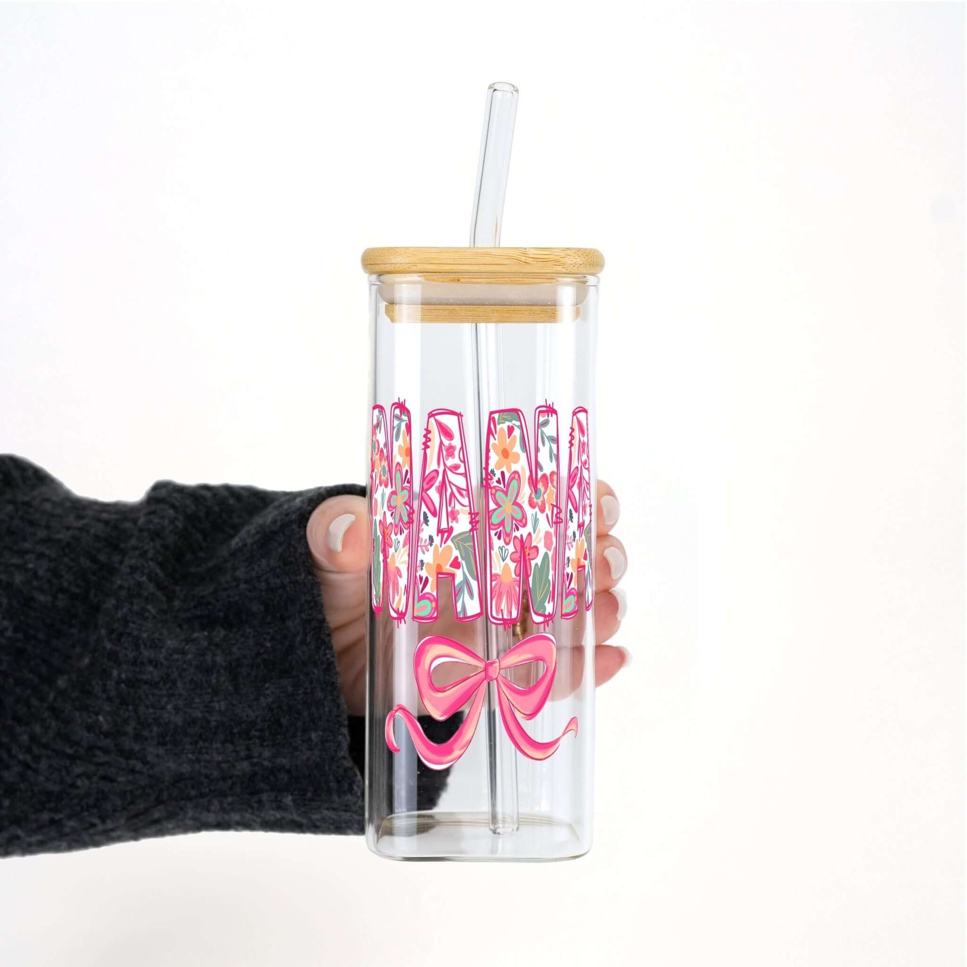 Pink Mimi, Gigi, or Nana Cup With Lid and Straw from Sip Sip Hooray – Tumblers