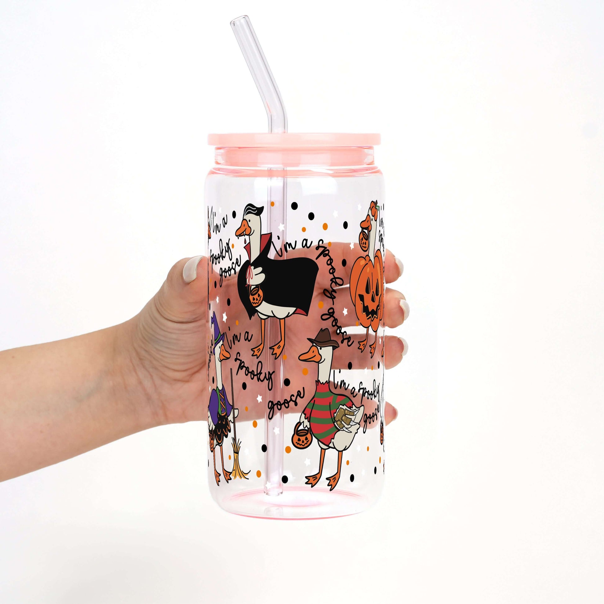 Spooky Goose Cup With Lid and Straw from Sip Sip Hooray – Tumblers