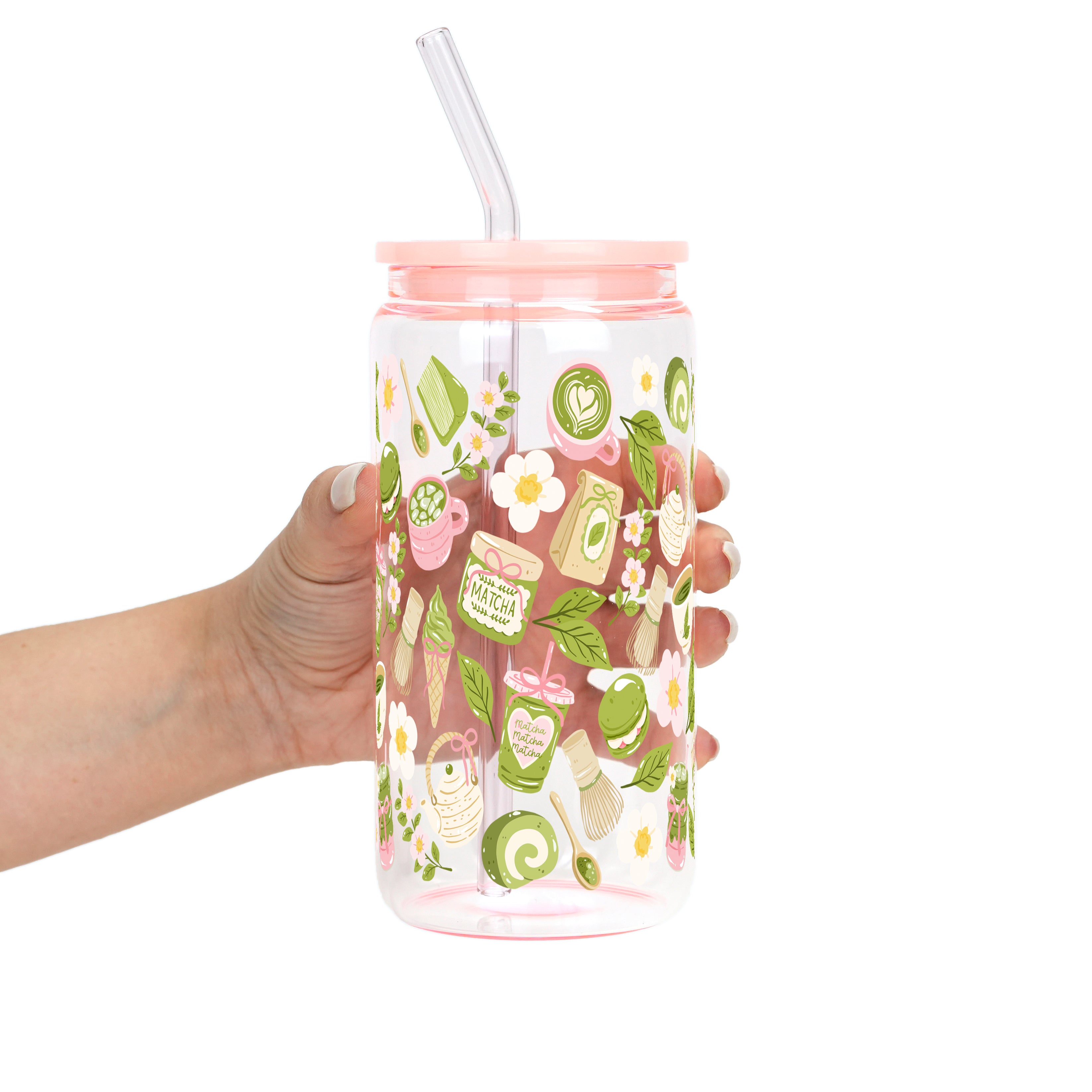 Matcha Moments Cup with Lid & Straw