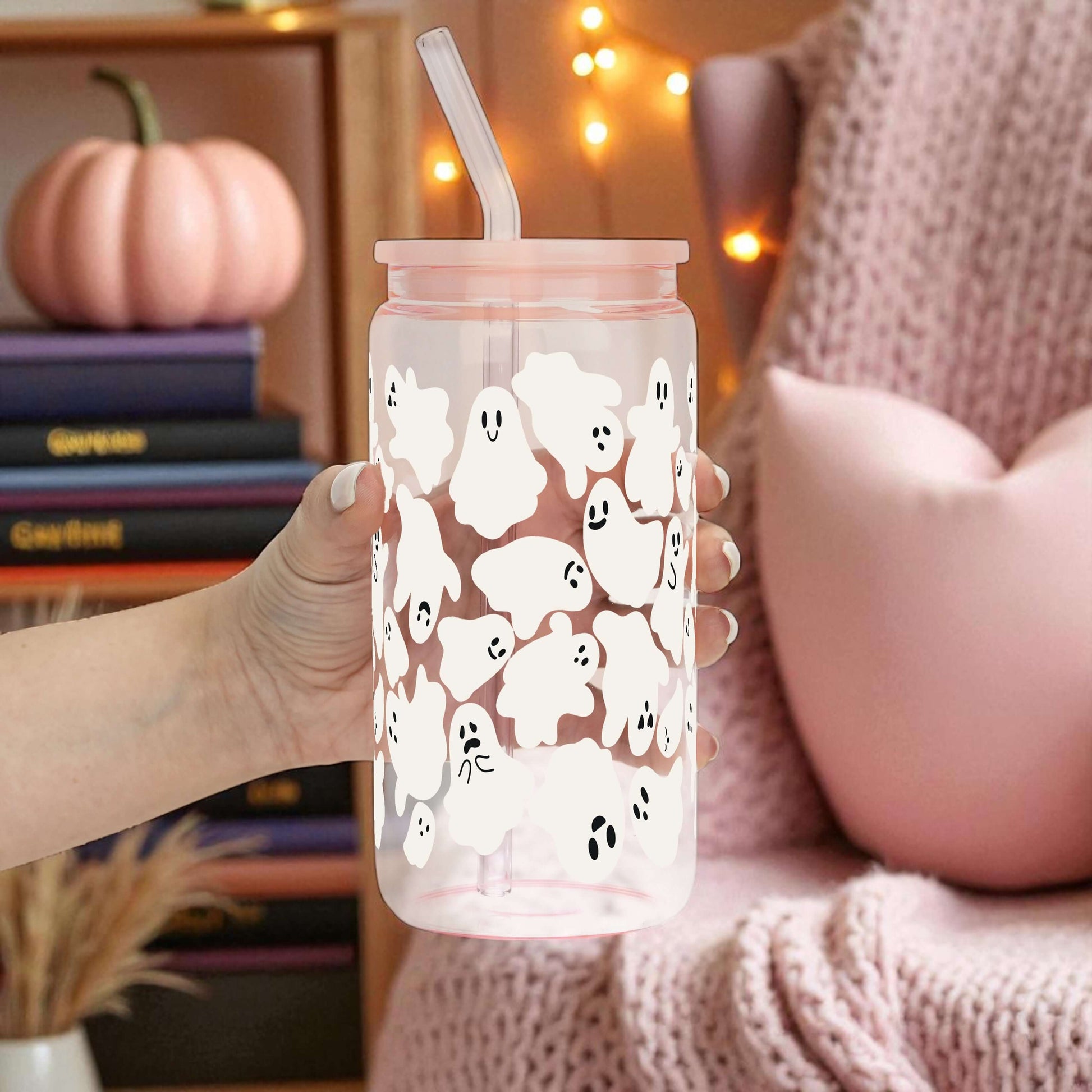 Classic Ghosties Cup With Lid and Straw from Sip Sip Hooray – Tumblers