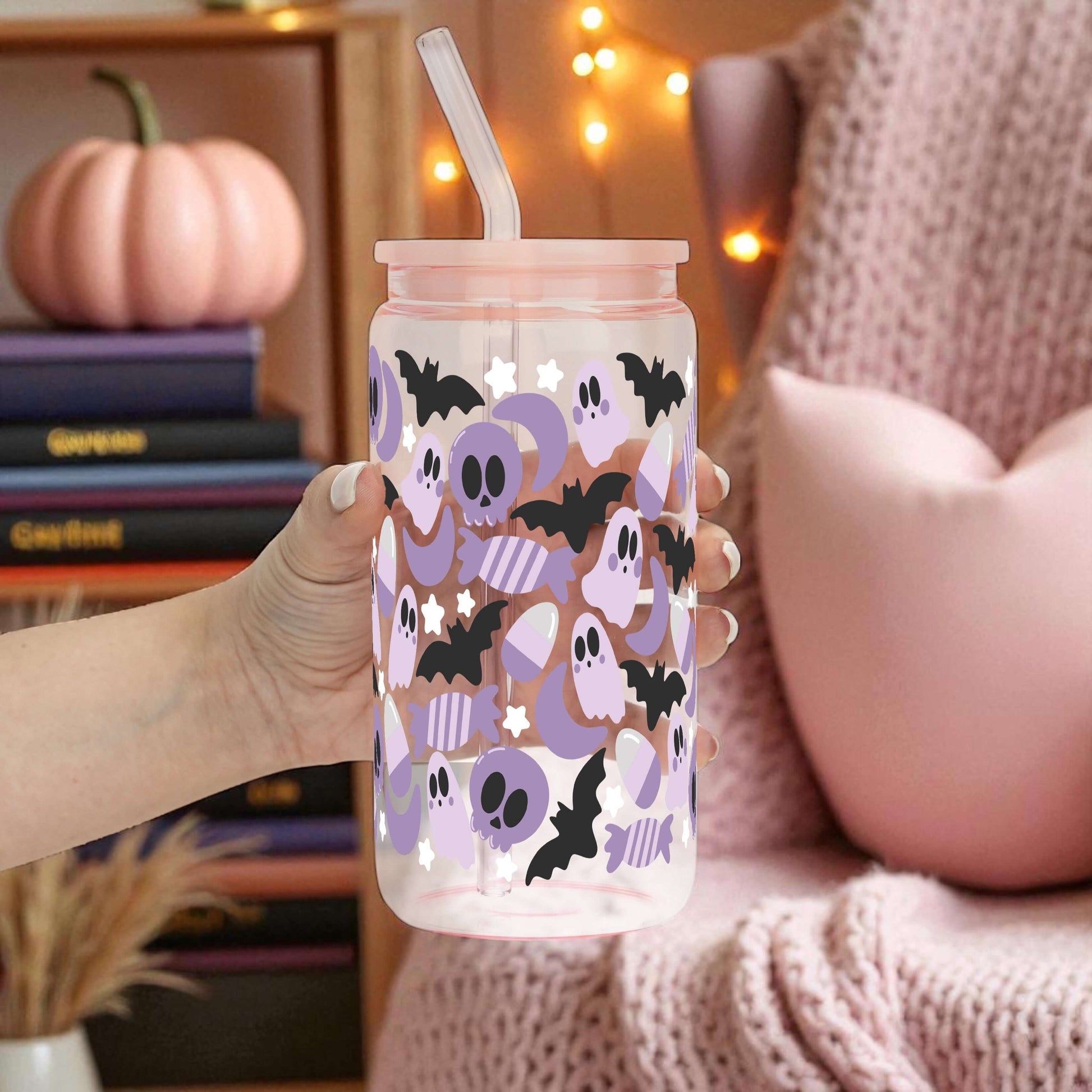 Sweet & Spooky Cup With Lid and Straw from Sip Sip Hooray – Tumblers