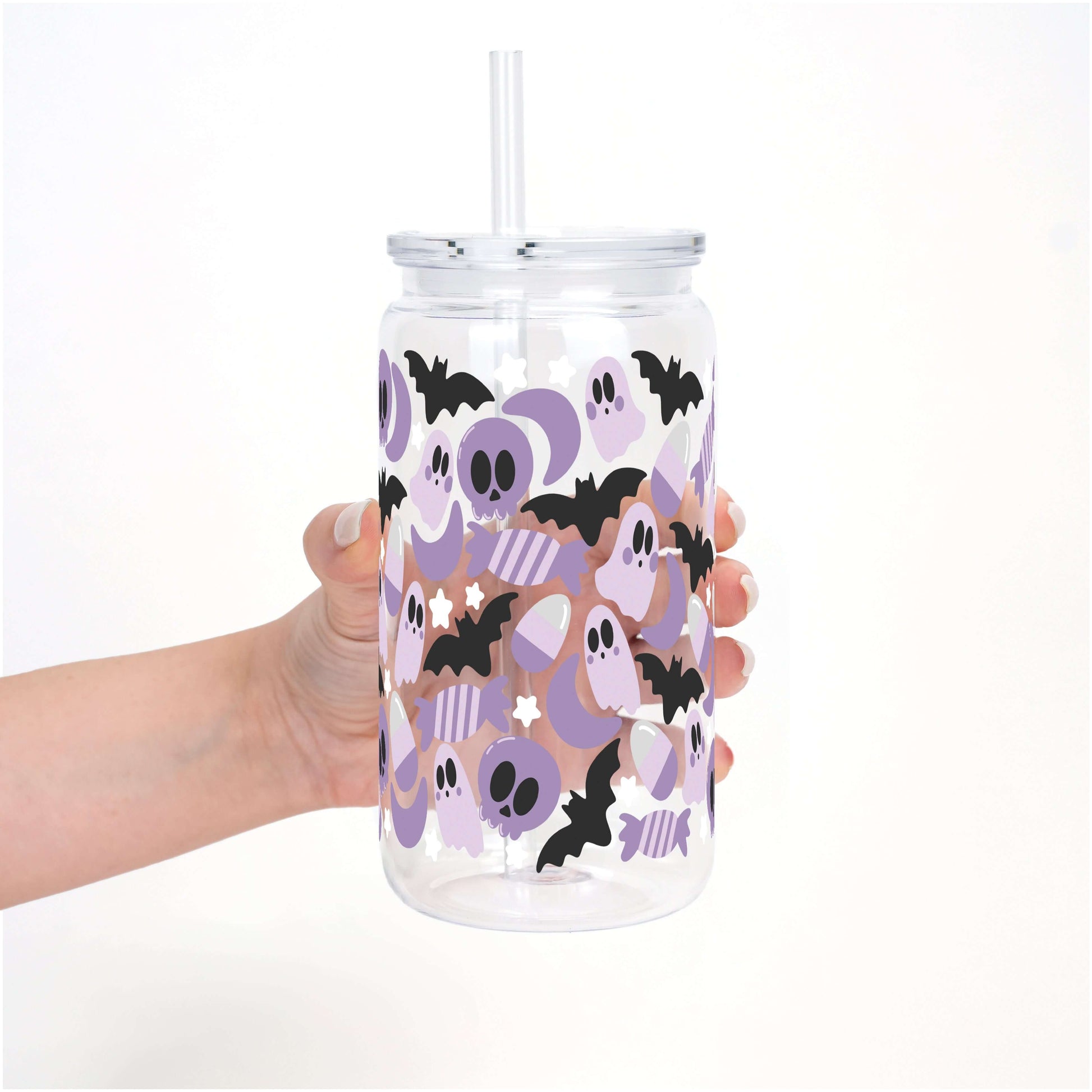Sweet & Spooky Cup With Lid and Straw from Sip Sip Hooray – Tumblers