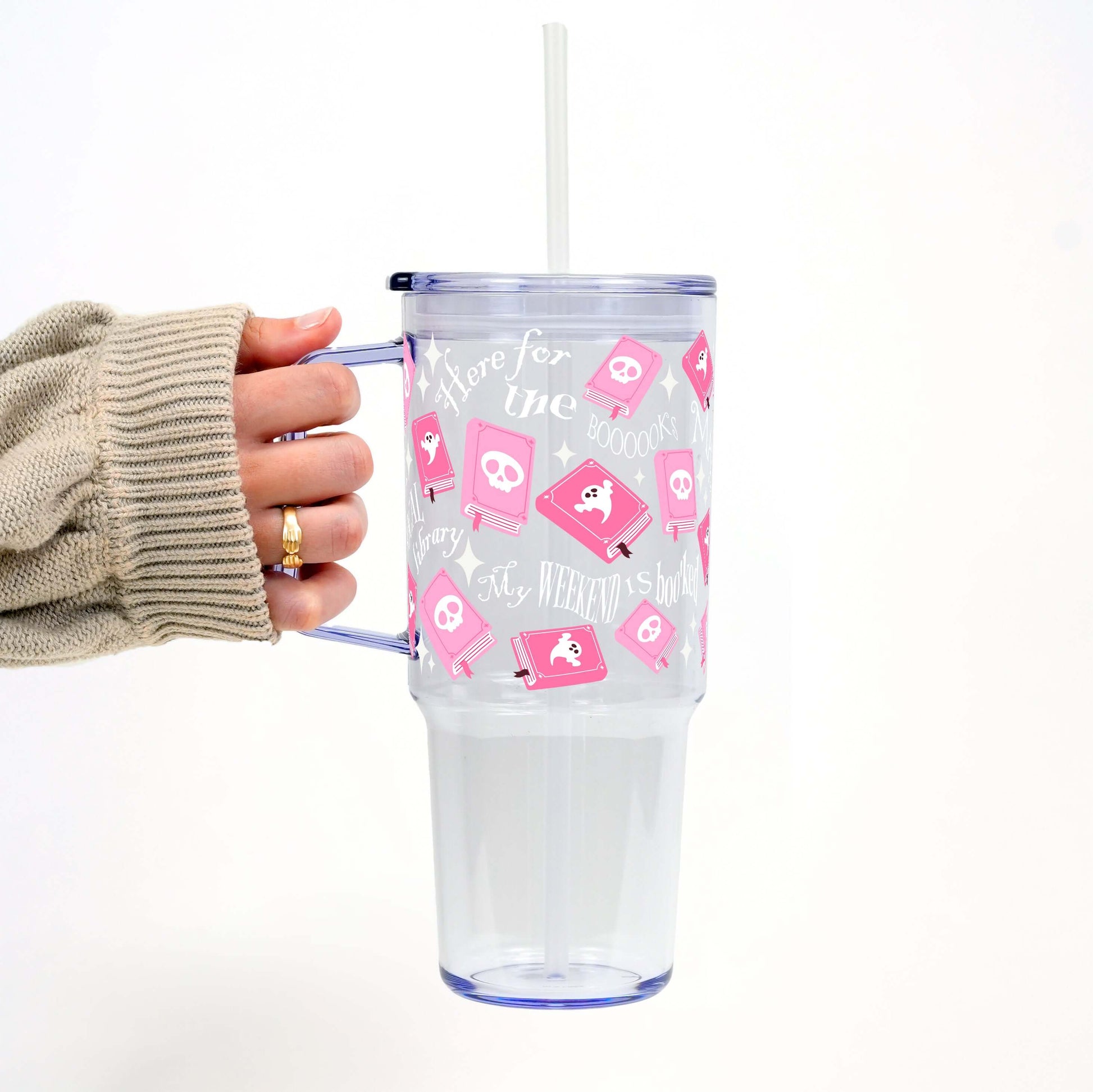 Boo-Kish Halloween 40oz Tumbler with Lid and Straw from Sip Sip Hooray – Tumblers