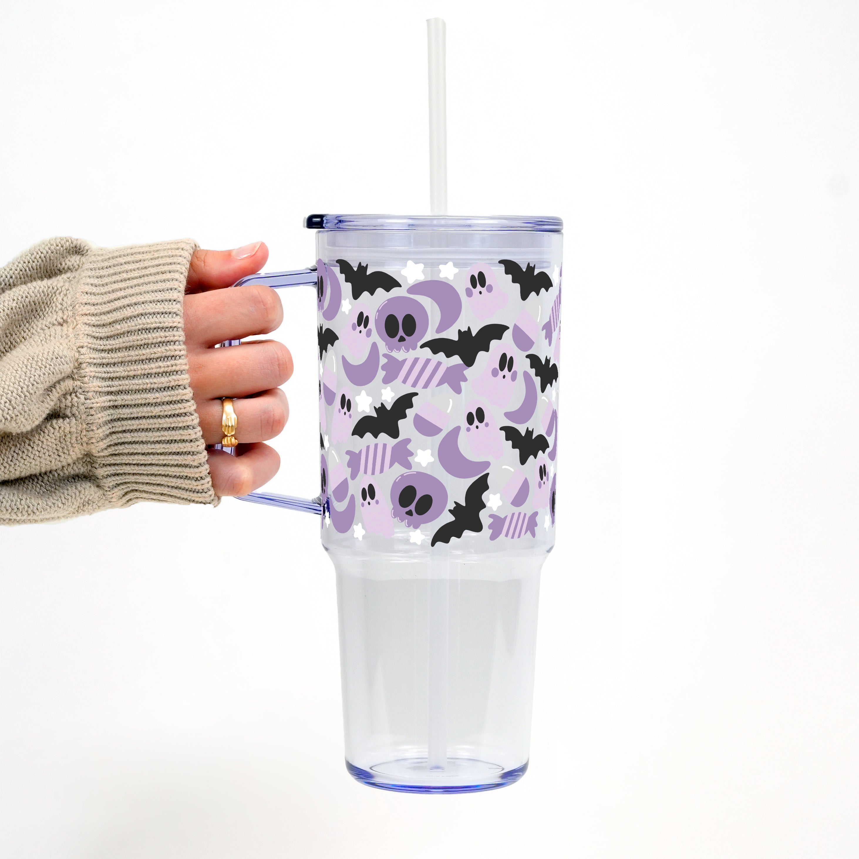 Sweet & Spooky 40oz Tumbler with Lid and Straw