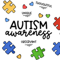 Autism Awareness Puzzle Piece Glass Cup, Mug & Tumbler with Lid and Straw