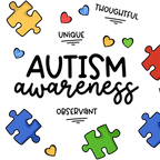 Autism Awareness Puzzle Piece Glass Cup, Mug & Tumbler with Lid and Straw