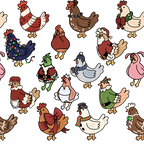 Festive Flock Christmas Glass Cup, Mug & Tumbler with Lid and Straw