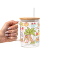 Capybara Beach Glass Cup, Mug & Tumbler with Lid and Straw