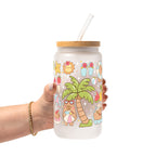 Capybara Beach Glass Cup, Mug & Tumbler with Lid and Straw