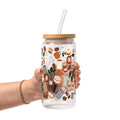 Cafe Cutie Glass Cup, Mug & Tumbler with Lid and Straw
