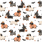 Spooky Dachshunds Glass Cup, Mug & Tumbler with Lid and Straw