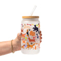 Dog Park Glass Cup, Mug & Tumbler with Lid and Straw