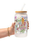 Grandma Core Cats Glass Cup, Mug & Tumbler with Lid and Straw